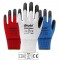 PN3 Zebra Polyester Örme Nitril Eldiven